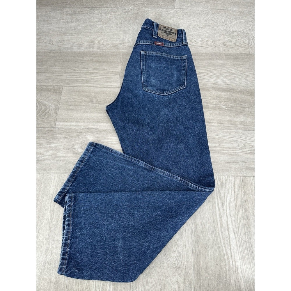 Wrangler 96501MR Regular Fit Blue Denim‎ Jeans Men's 34x3 -  100% Cotton